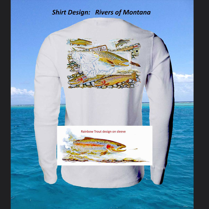 Vintage Fly Fishing Art Shirt – David Ruimveld Studios