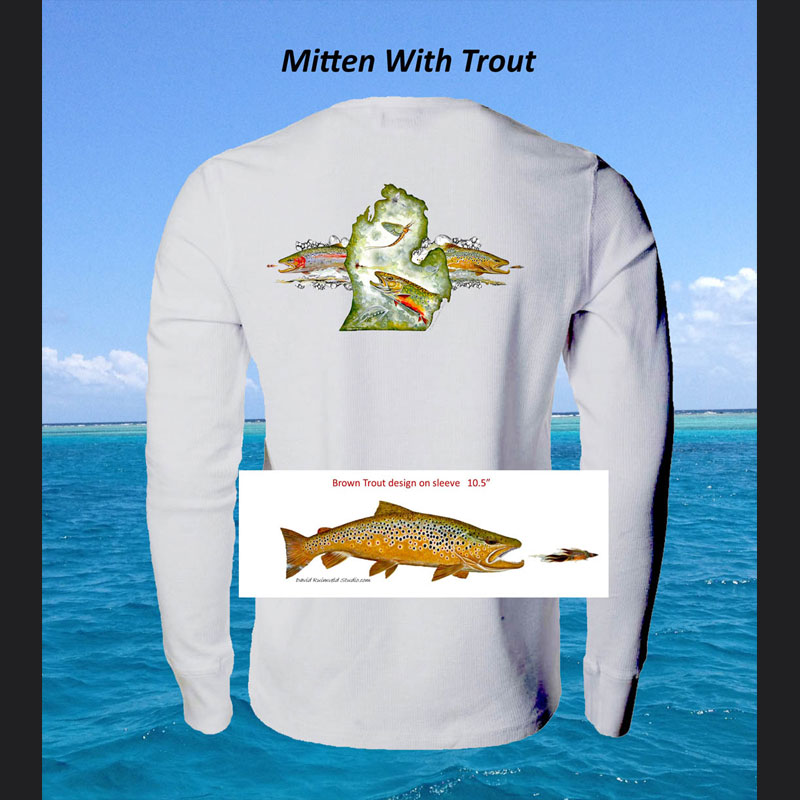 Vintage Fly Fishing Art Shirt