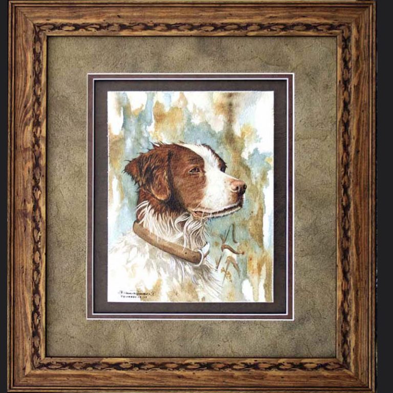 Remington ” Bird Dog Painting. David Ruimveld Studios